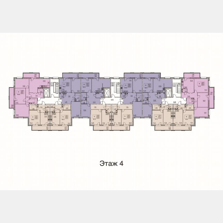 2-к. квартира, 76 м², 3/5 эт.