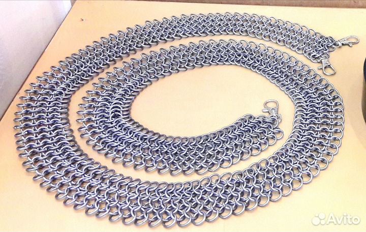 Пояс для платья кольчужный