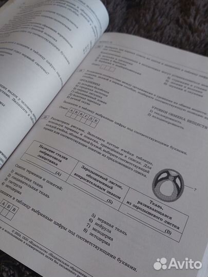 ЕГЭ 2024 Биология: 30 типовых вариантов,В.С.Рохлов