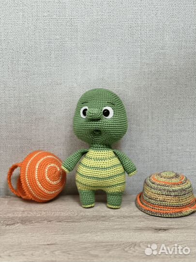 Вязаная игрушка Черепашка
