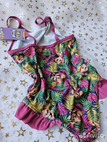 Яркий купальник для девочек Lupilu