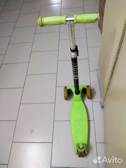 Самокат детский трехколесный бу