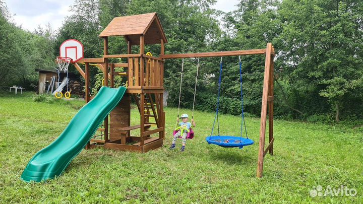 Игровые деревянные площадки