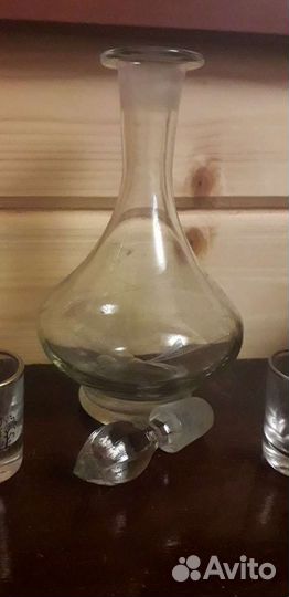 Графин стекло с рюмочками