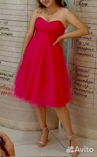 Вечернее платье 46 размера бу