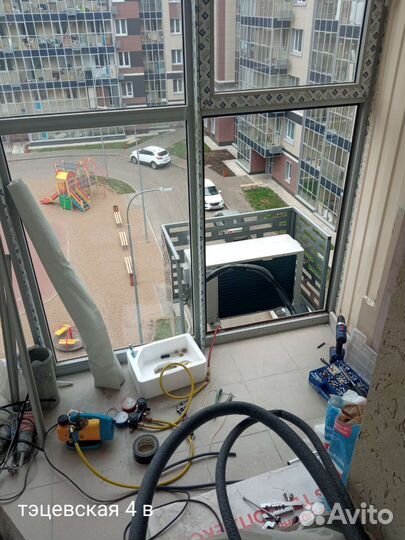 Монтаж,Закладка трассы,Кондиционеров Альпинист