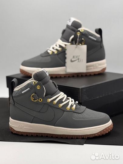 Nike air force 1 lunar duckboot зимние с мехом