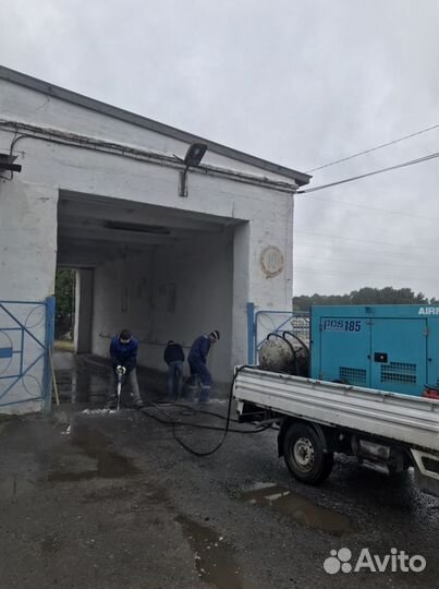 Аренда компрессора с отбойными молотками