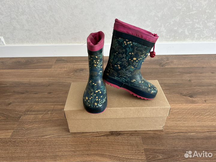 Сапоги резиновые для девочки 27