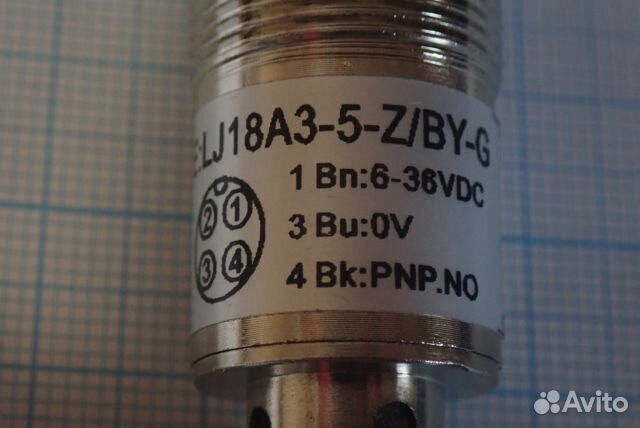 Индуктивный датчик LJ18A3-5-Z/BY-G 6-36VDC