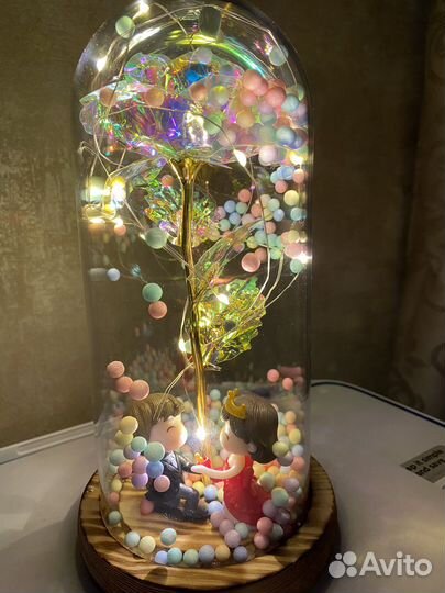 Роза в колбе