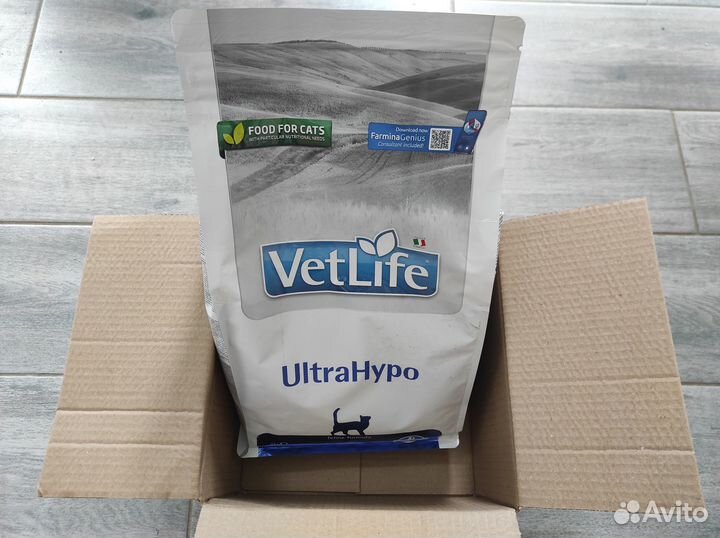 Корм Feline Ultra Hypo, Farmina Vet Life, 2 кг