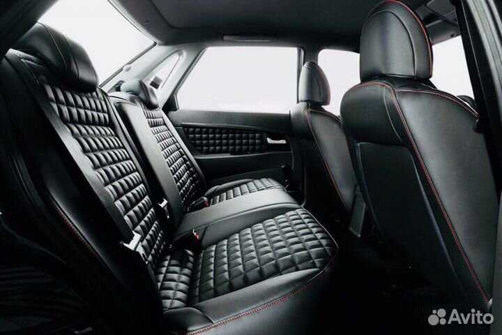 Обивка сидений на приору экокожа