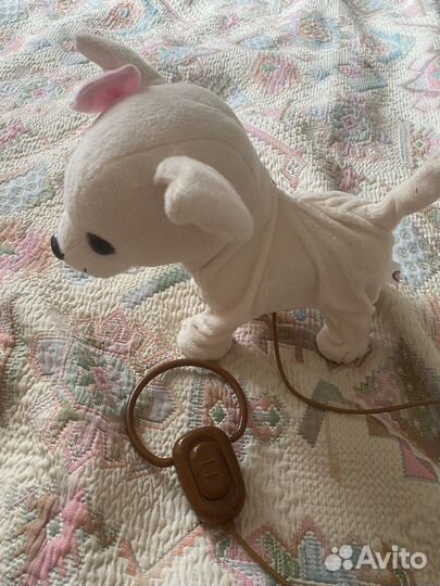 Игрушка собачка интерактивная на поводке