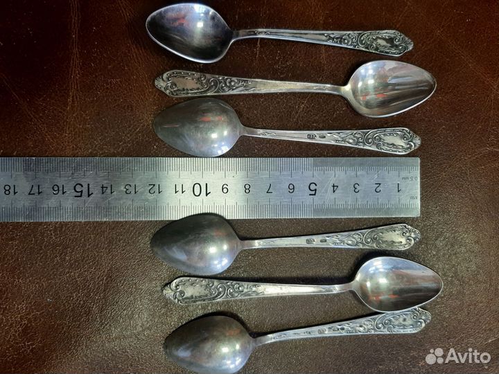 Серебряные кофейные ложки