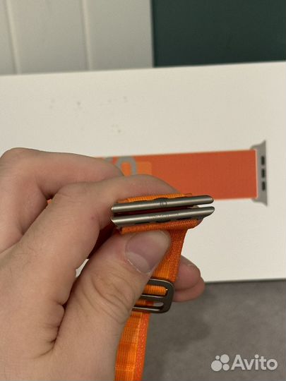 Ремешок для Apple Watch Ultra Orange Alpine Loop