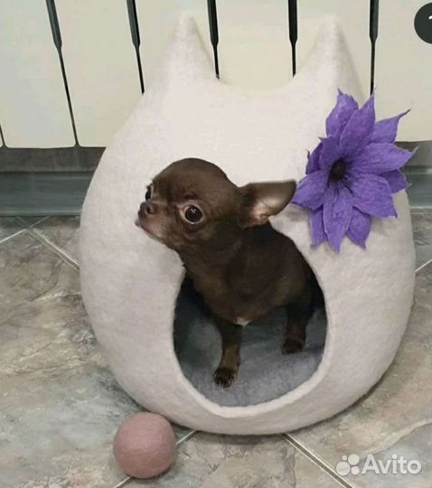 Лежанка домик для собаки