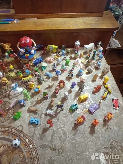 Игрушки из киндера животные