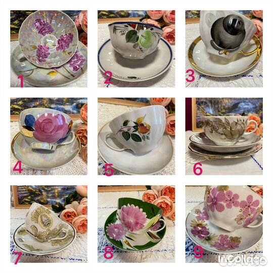 Чайные пары Дулево лфз Вербилки