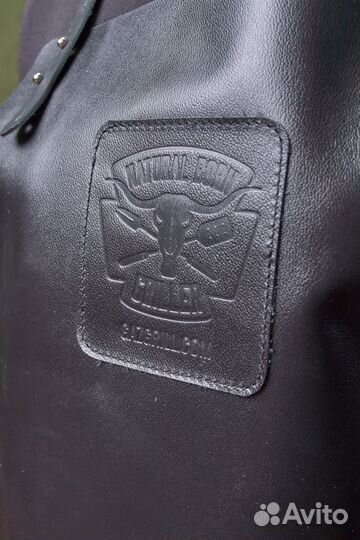 Гриль - фартук кожаный для барбекю