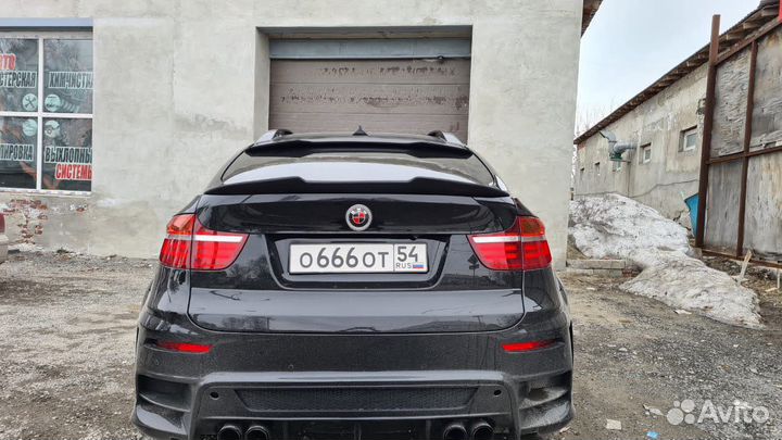 Спойлер на заднее стекло bmw x6 e71