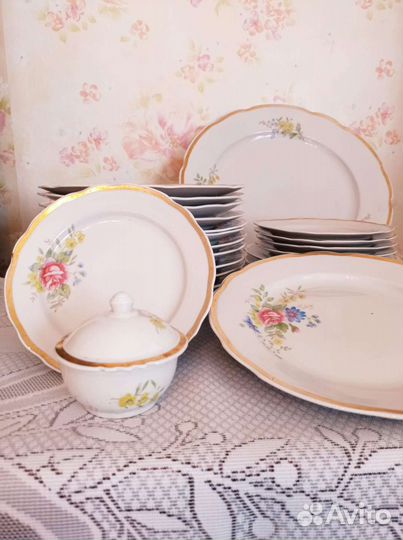 Столовый сервиз СССР Дулево