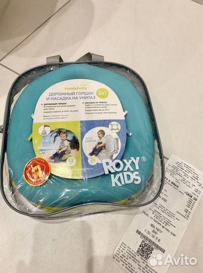 Дорожный горшок и насадка на унитаз roxy kids новы