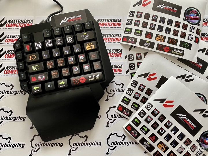 Игровая клавиатура для Assetto Corsa (баттонбокс)