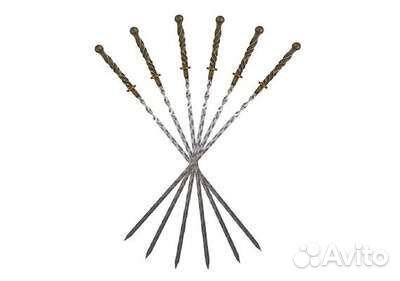 Кованые шампуры, Нож-вилка