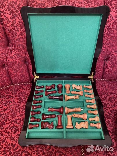 Большие деревянные шахматы