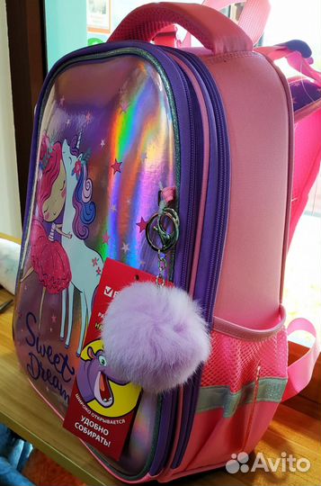 Рюкзак школьный для девочки 1 класс