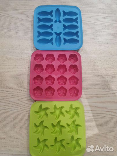 Формочки силиконовые для льда Икеа