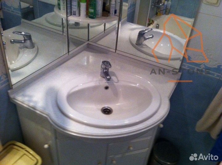 Столешница из камня для ванной