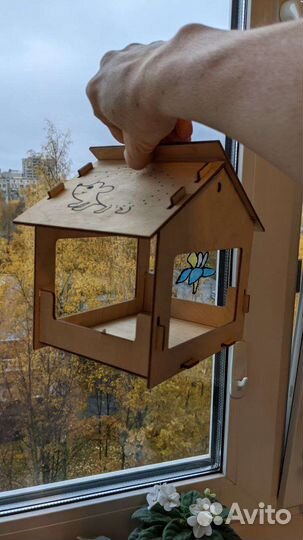 Кормушка для птиц+набор для творчества