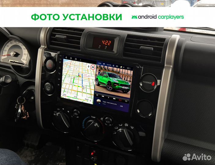 Магнитола 3.32 IPS FJ Cruiser black 2006-18