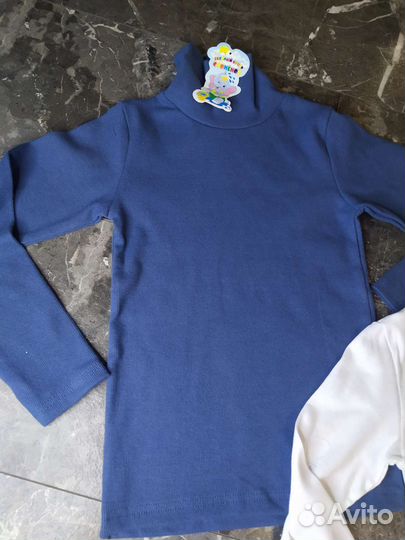 Водолазки новые 6-12 лет