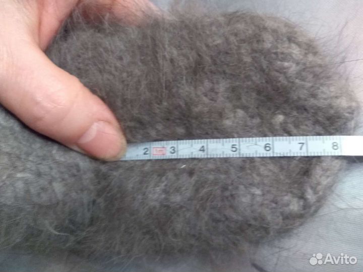 Пуховые варежки