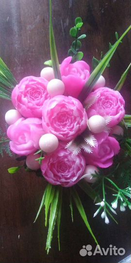 Букет из мыла