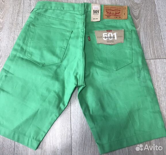 Джинсовые шорты levis