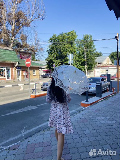 Зонт хлопковый от солнца