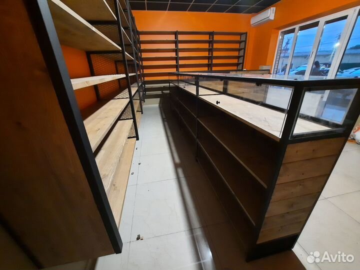 Витрины, стеллажи для вейпов, табака, кальянов