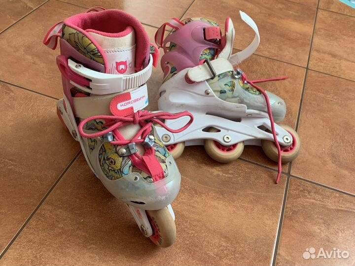 Ролики раздвижные детские размер 26-29