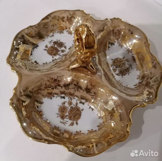 Менажница Золотой лист