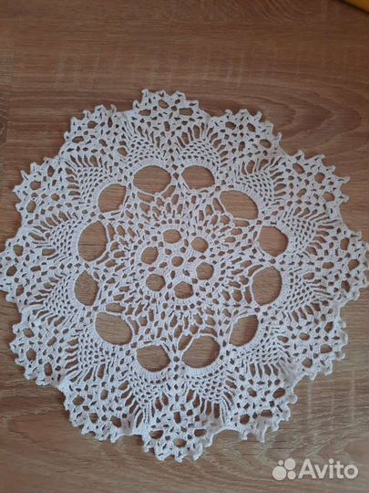 Салфетка вязаная крючком