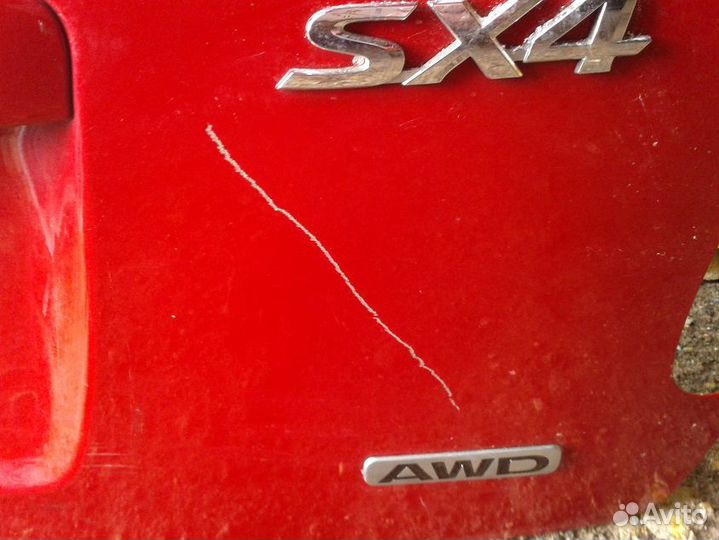 Suzuki Sx4 крышка багажника хэтч красная 2006-2013