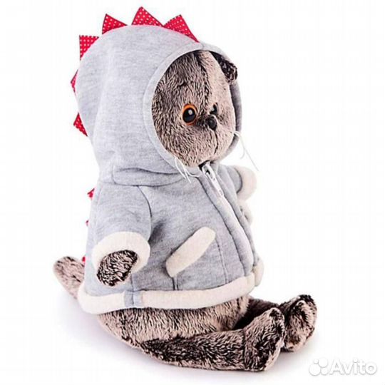 Мягкая игрушка «Басик» в толстовке дракончик, 22 с