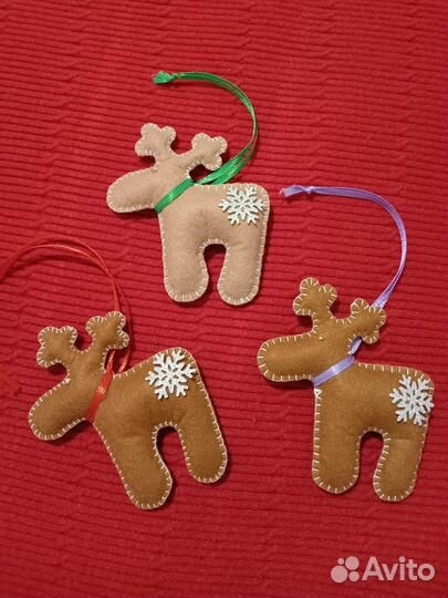 Новогодние украшения ручной работы