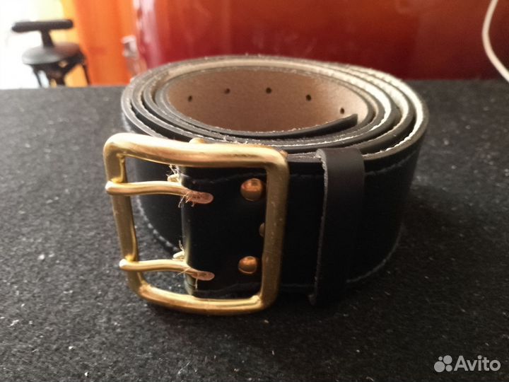 Ремень армейский кожаный