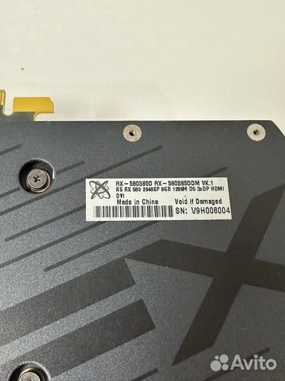 Видеокарта XFX RX 580 8гб