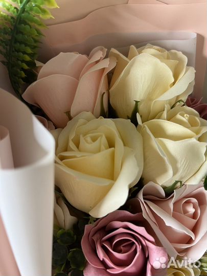 Букет роз из мыла на выпускной